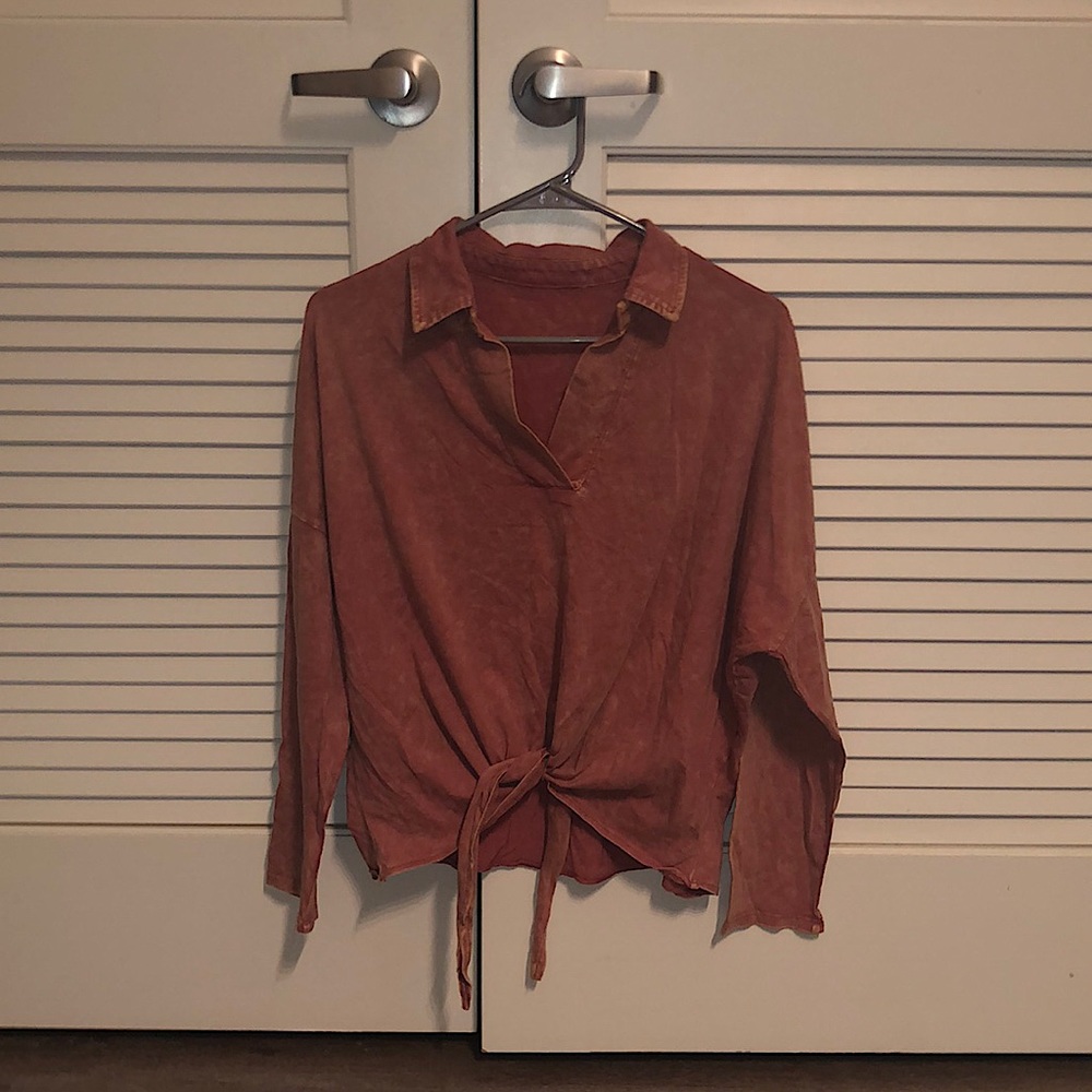 Collared Cropped Tee